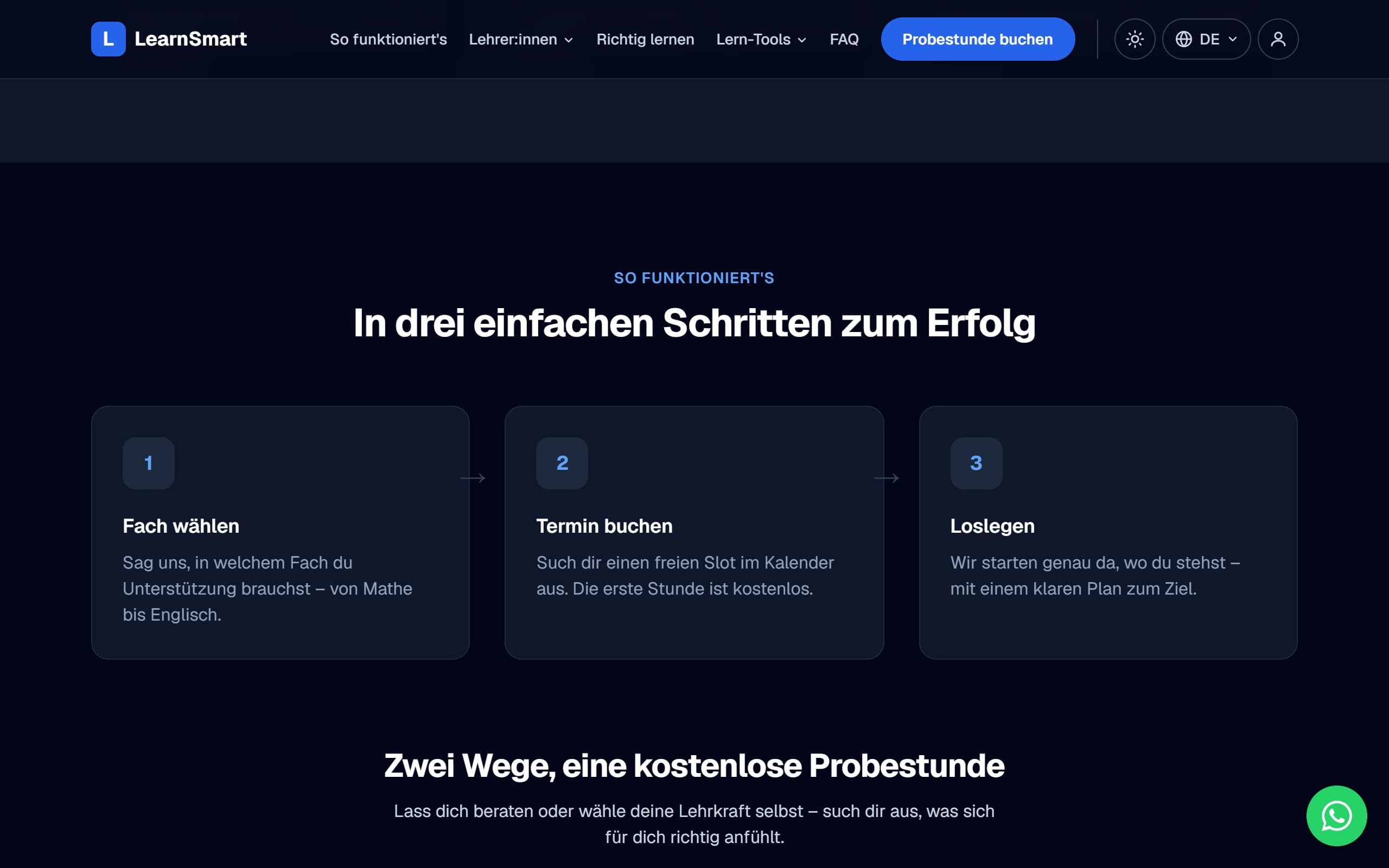 LearnSmart — So funktioniert's