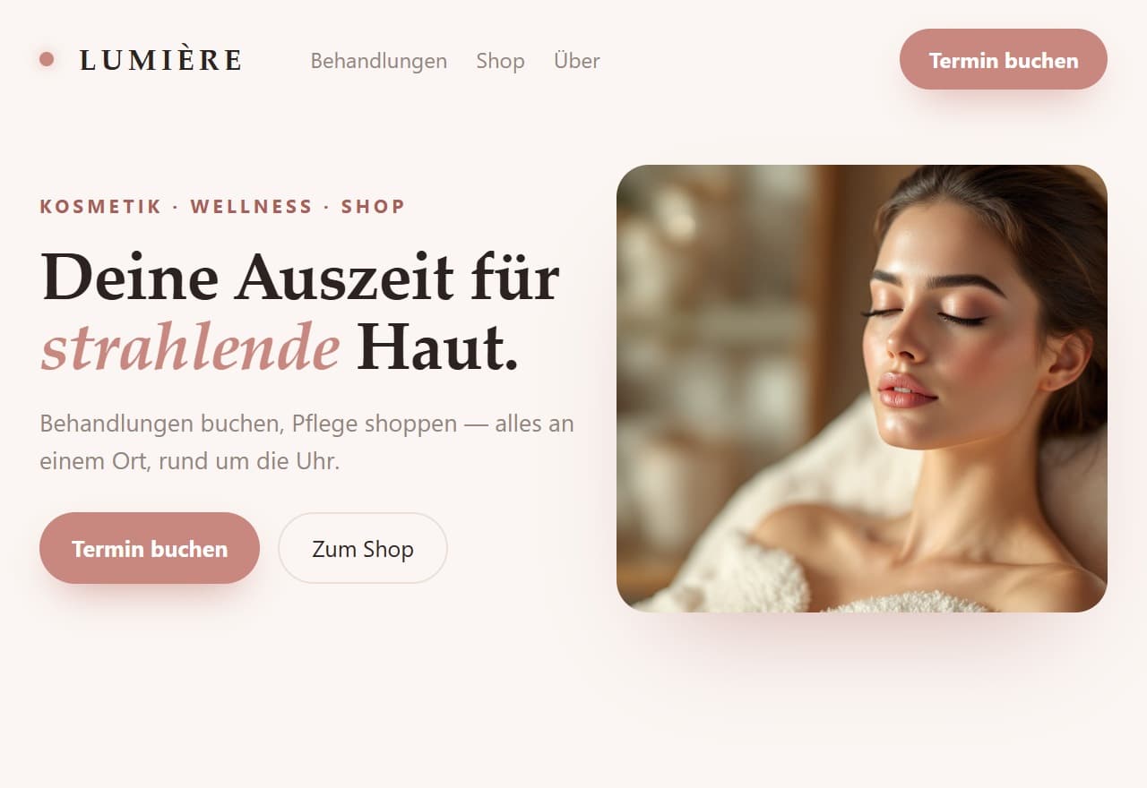Deine Website