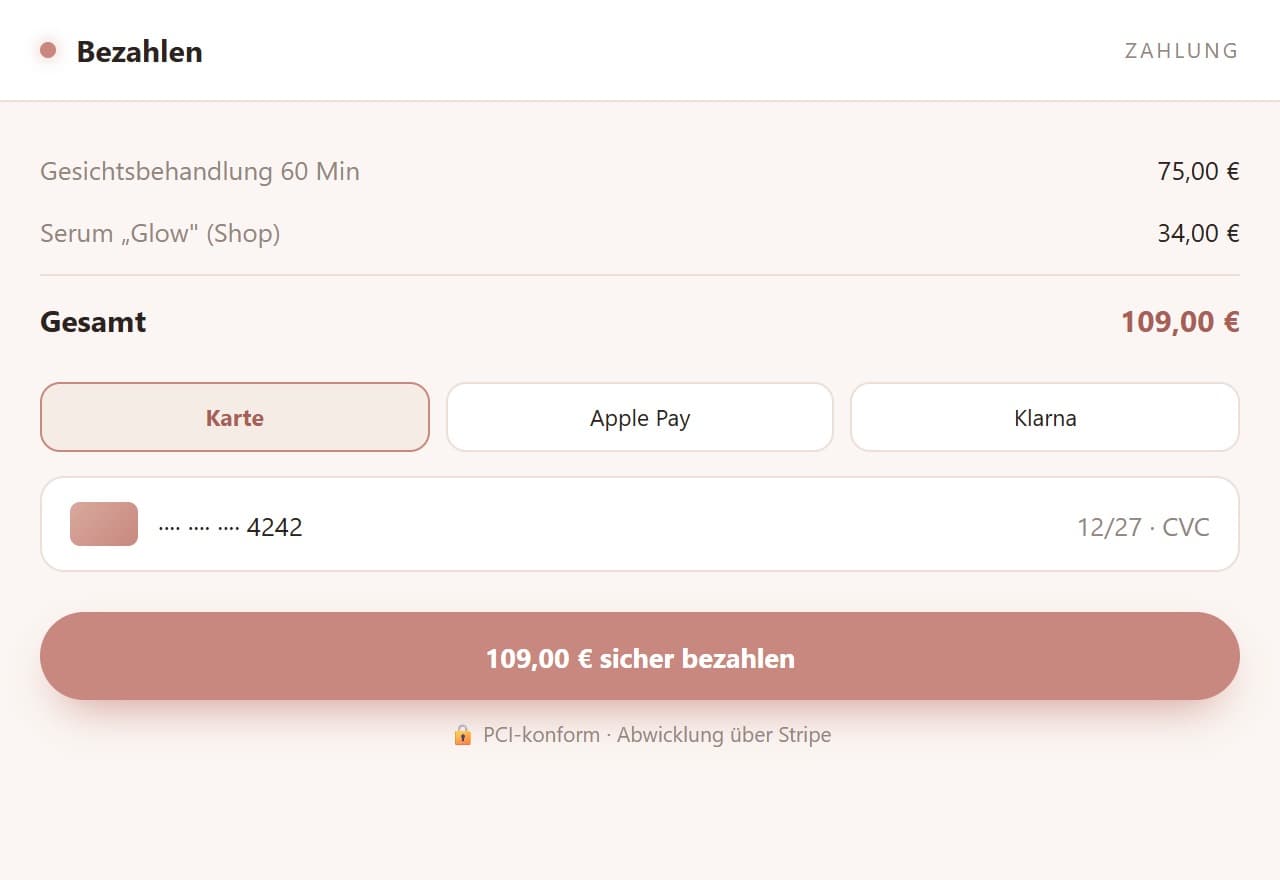 Bezahlung & Auszahlung
