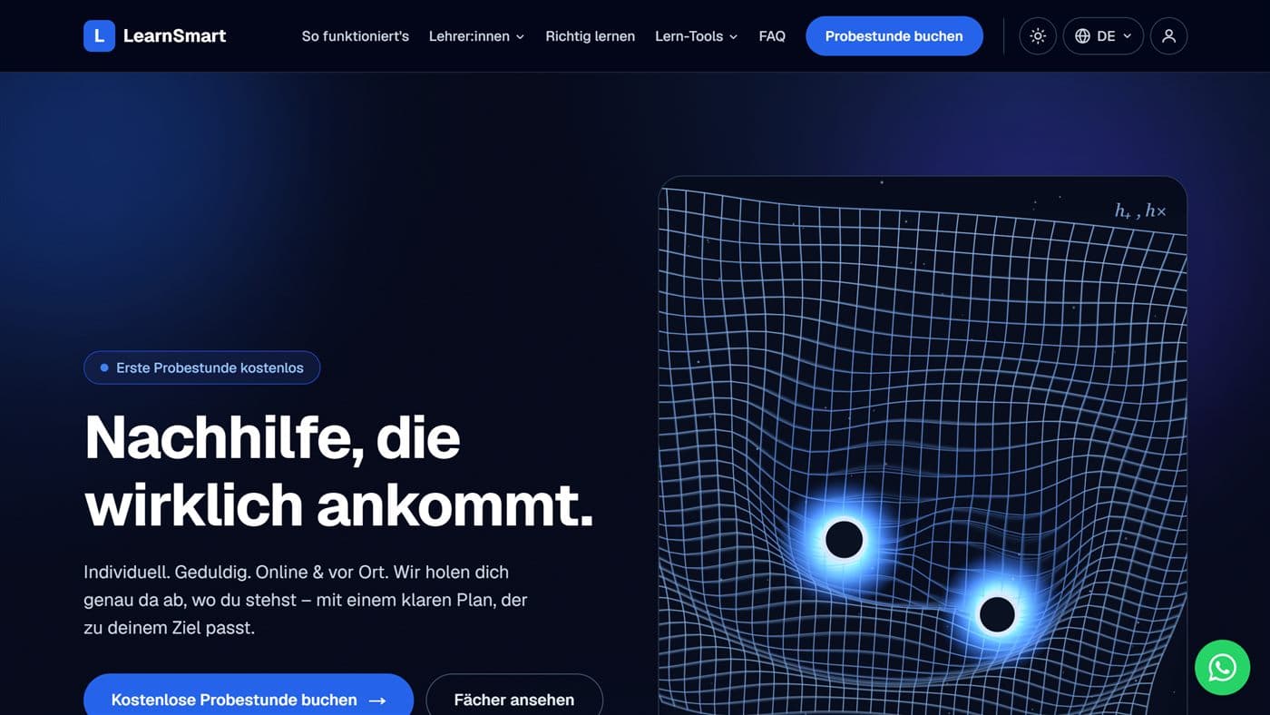 LearnSmart — Startseite